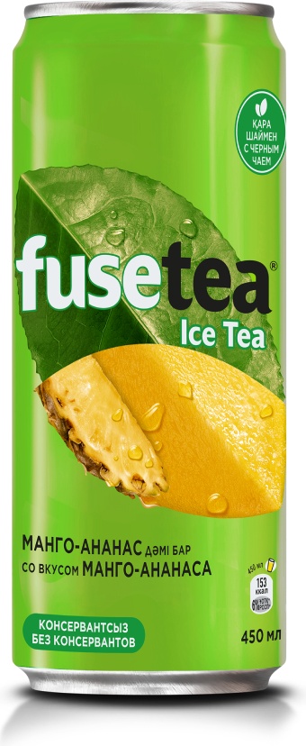 Холодный чай Fuse-tea белый манго, ананас 0.45 л