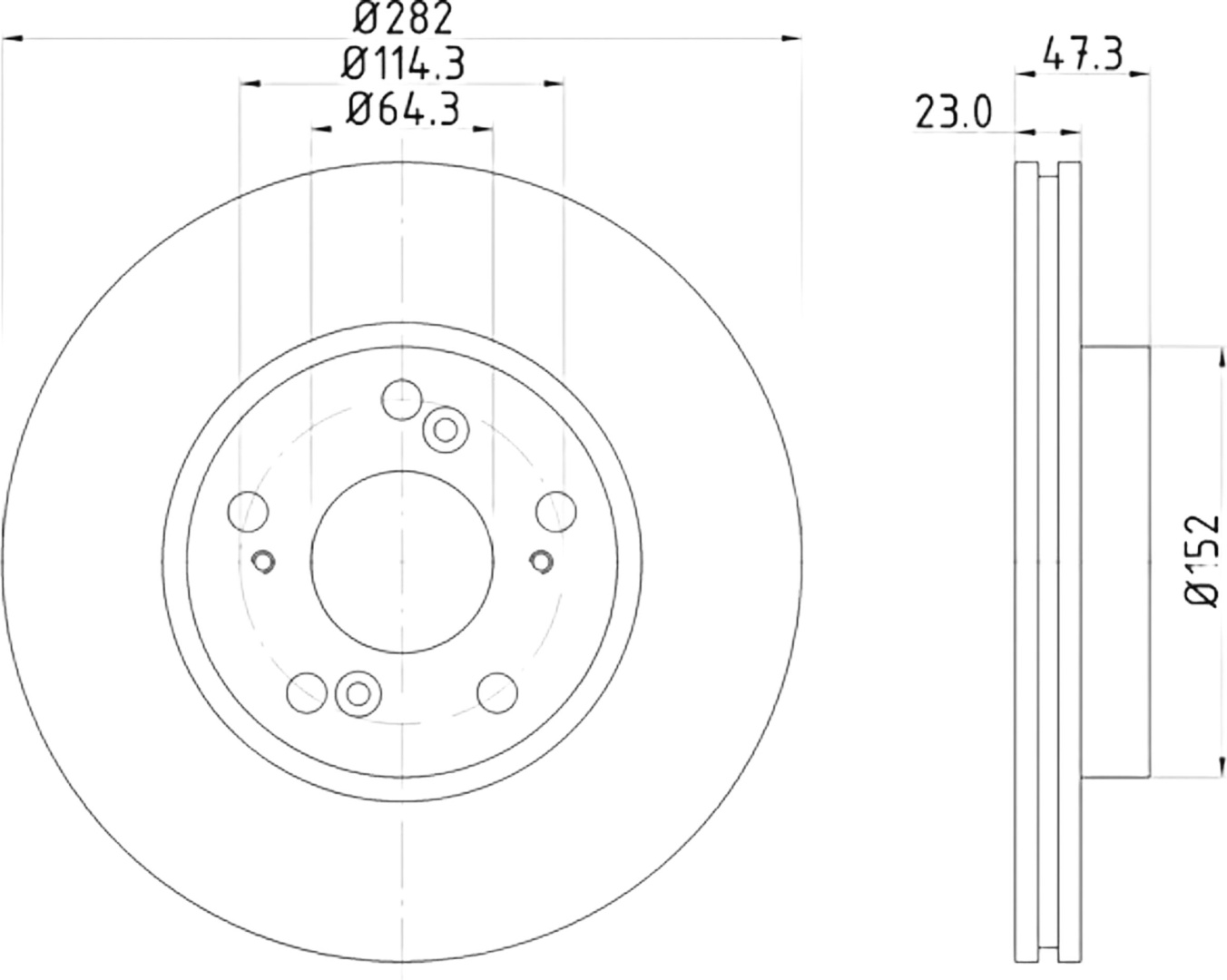 Диски Nisshinbo передние ND8024K