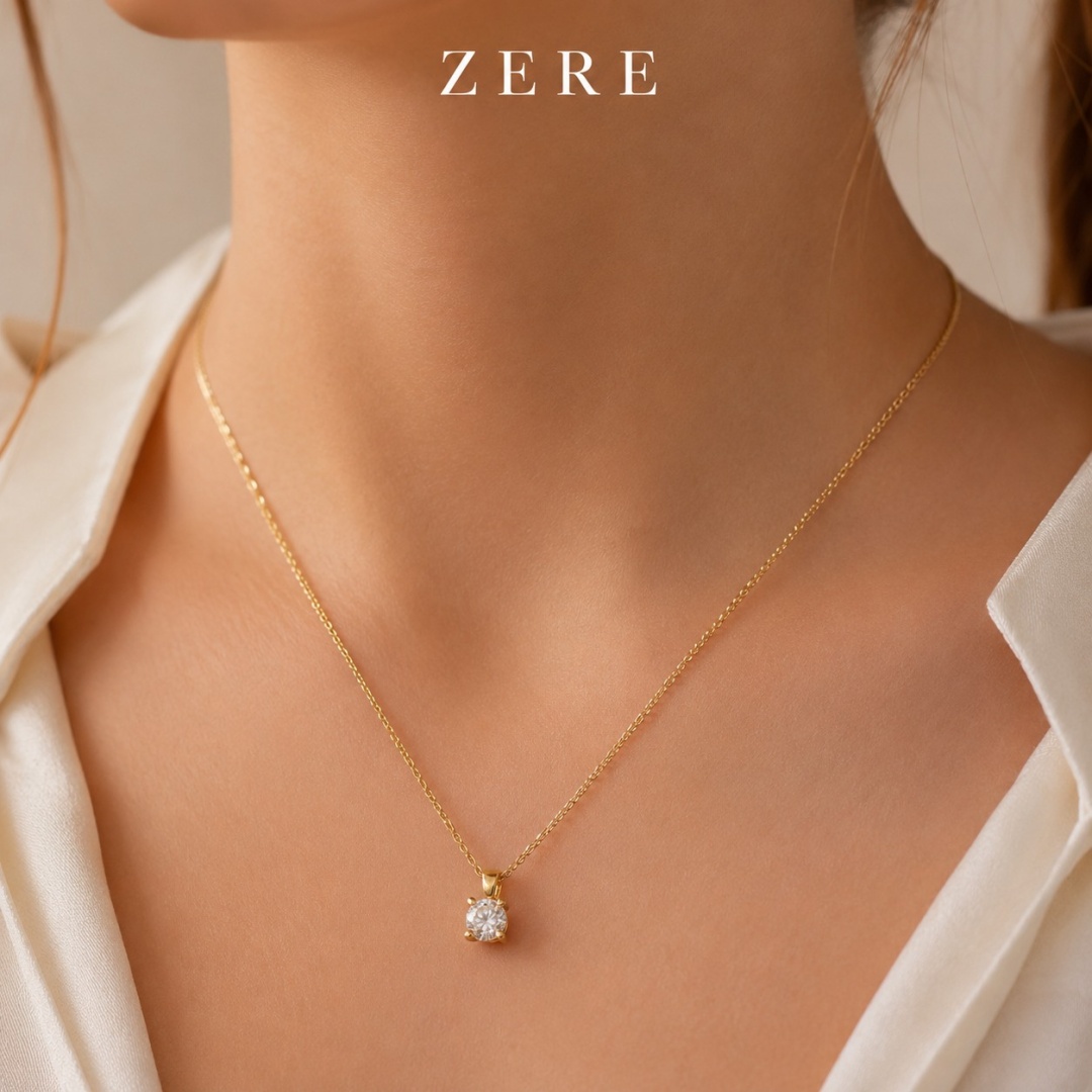ZERE 80536 вес 1.61 г золото, фианит