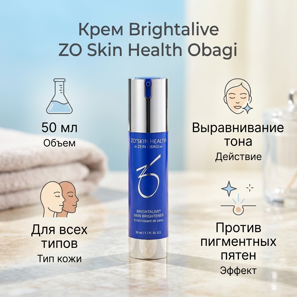 ZO Skin Health by Obagi крем Brightalive для лица 50 мл