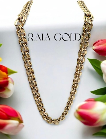 Raia Gold 511638 длина 55 см, вес 9.64 г золото, плетение бисмарк