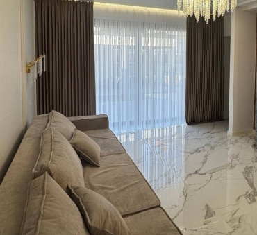 Комплект Kerbez Home Design 300x300 см 3 шт, тюль, бархат, коричневый