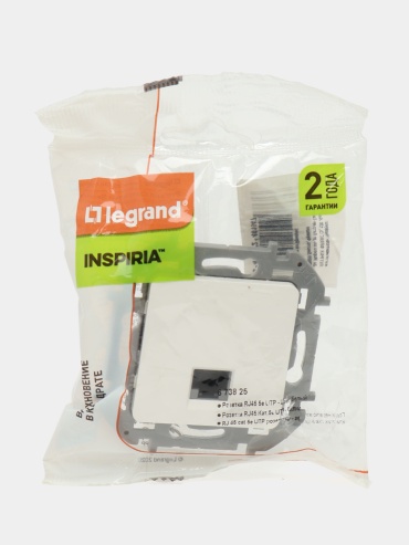 Компьютерная розетка (RJ45) Legrand INSPIRIA, белый