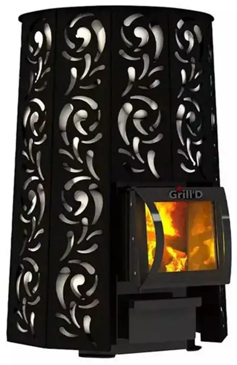 Банная печь Grill'D напольная 20 м3, 595  540  790 мм