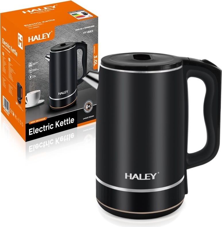 Электрочайник Haley HY-8901 черный
