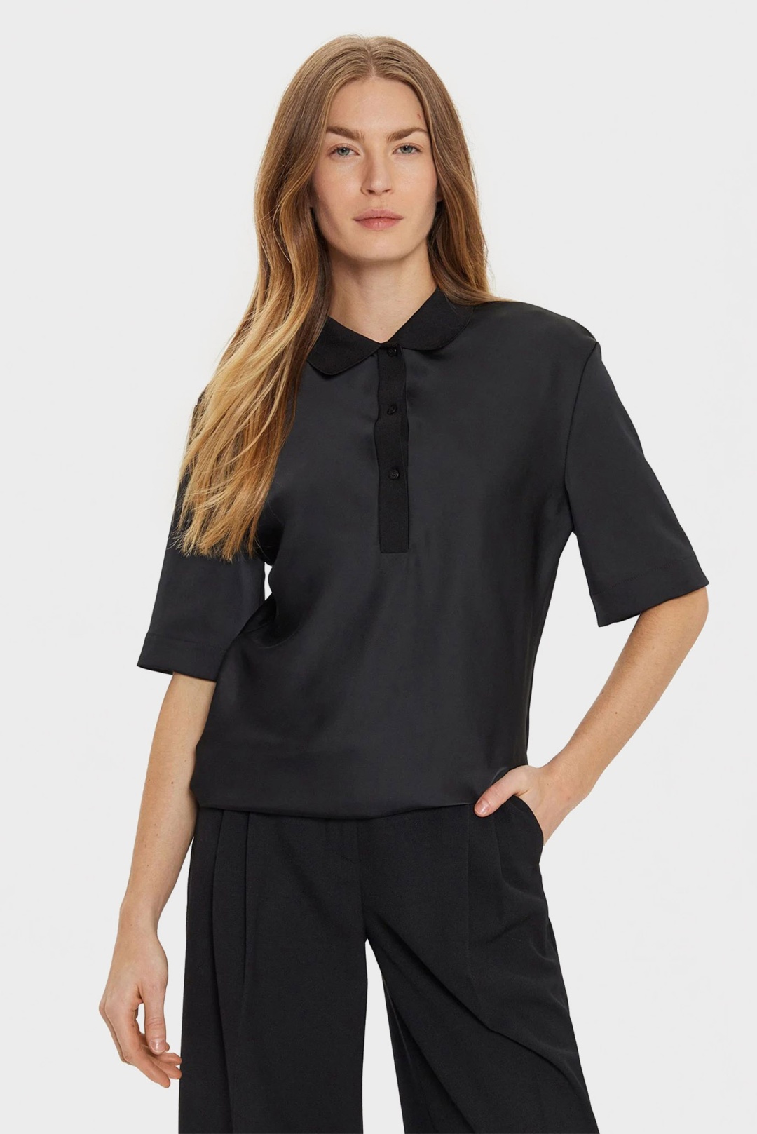 Поло Calvin Klein черный