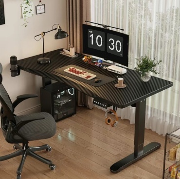 Стол компьютерный 0122ck, 140х60x125 см, черный