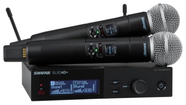 Микрофон Shure SLXD24D+E/58-G65 черный