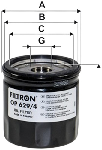 FILTRON масляный фильтр OP6294