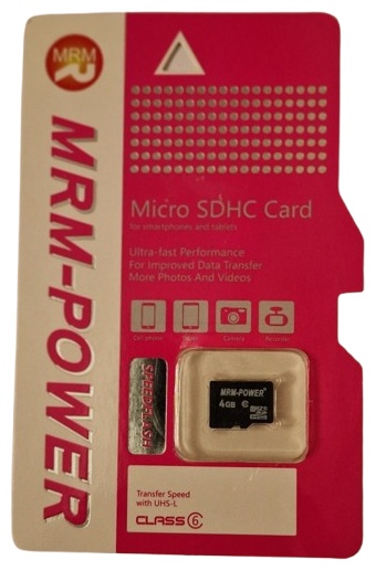 Карта памяти MRM-POWER microSD 81771 4 Гб
