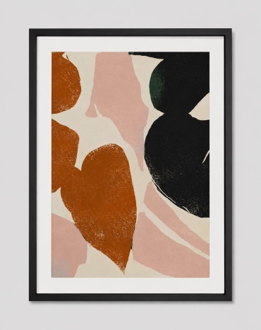 Araystudio.kz картина интерьерная на холсте “Abstract Bloom” 50x70 см