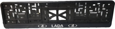 Рамка для номера Standard STD-LADA-SLR черный