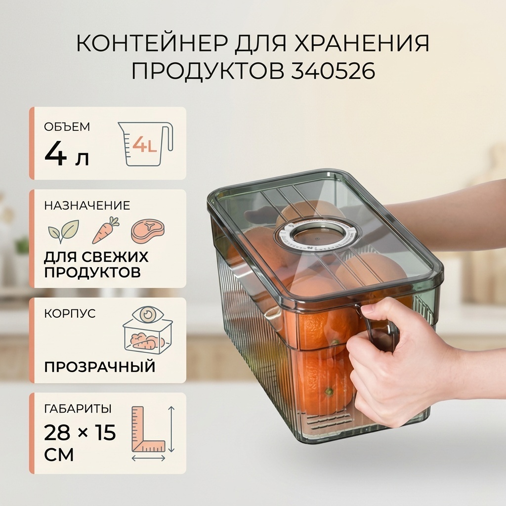 Контейнер 340526, пластик