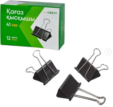 Зажим классический Oneki 41 мм, 12 шт