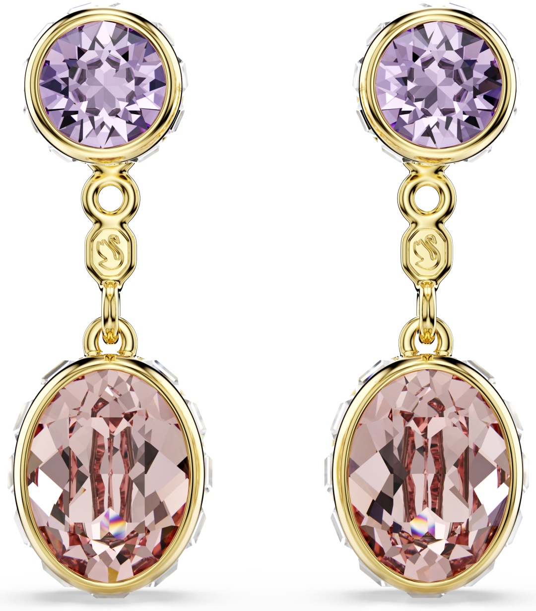 Серьги Swarovski бижутерный сплав, кристаллы Swarovski