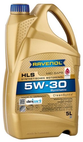 Синтетическое RAVENOL Ravenol HLS 5W30 5W-30 5 л