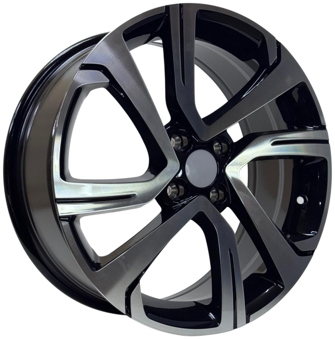 Wheels 1219DD 7x17/4x100 D60.1 ET40 4 диска черный, хром