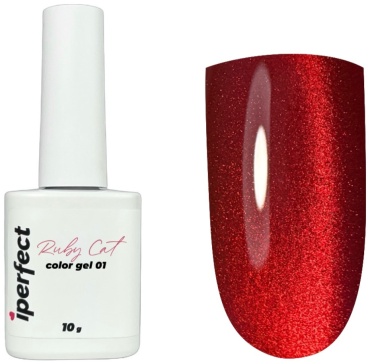 Iperfect гель-лак Ruby cat color gel 01 камуфлирующее 10 мл