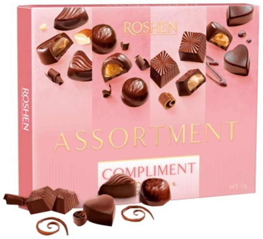 Конфеты шоколадные ROSHEN Compliment 145 г