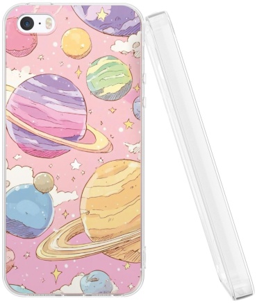 Чехол Mcover для Apple iPhone 5, iPhone 5S, iPhone SE рисунок