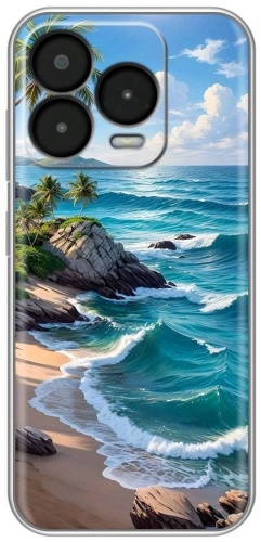 Чехол BAKR для ZTE Nubia V70 Design рисунок