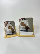 Зеркало настольное косметическое 13*18