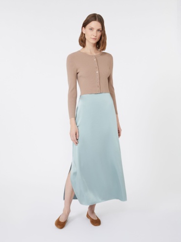 Прямая юбка Max Mara зеленый