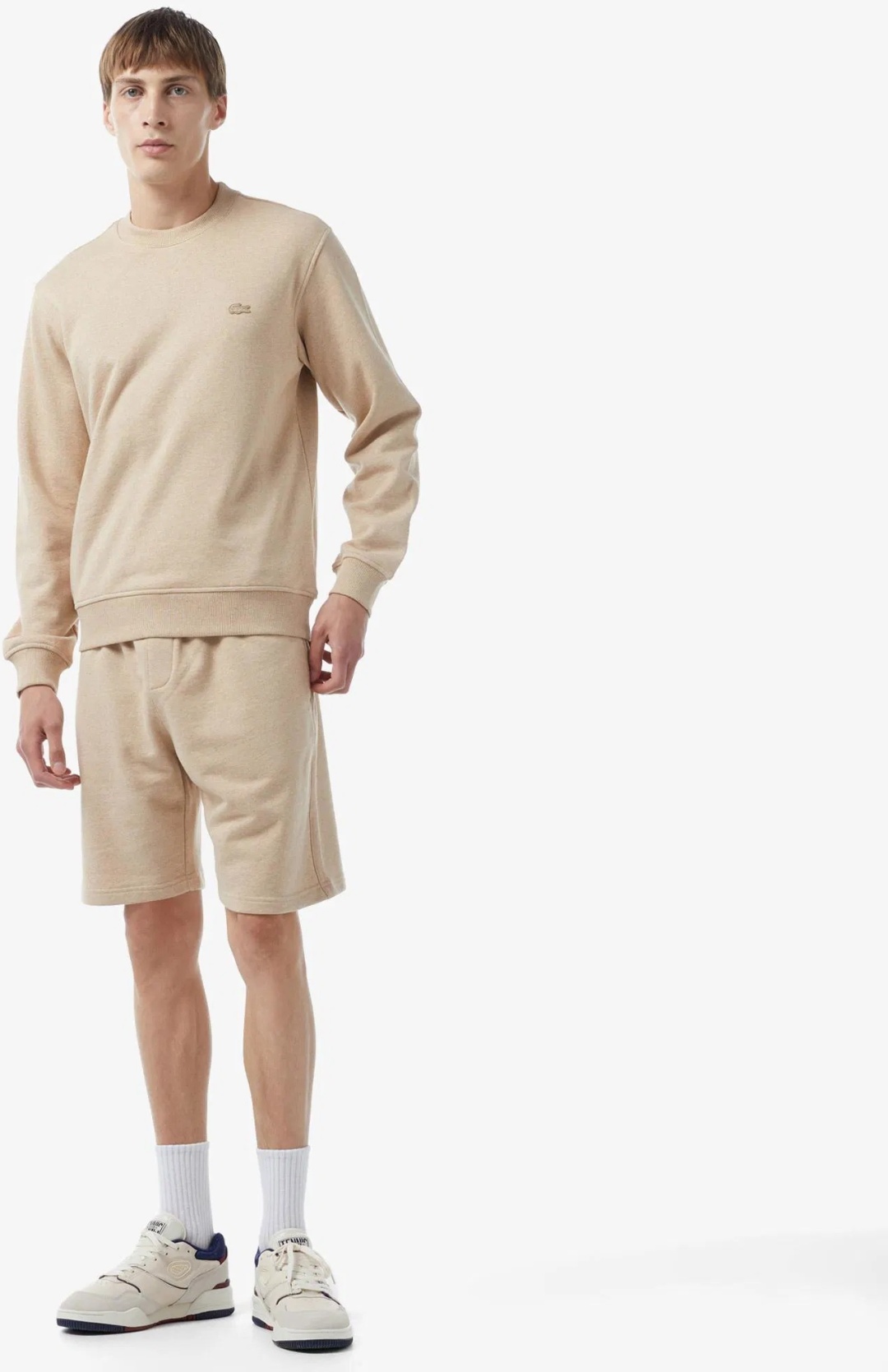 Повседневные шорты LACOSTE бежевый