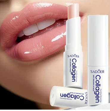 Collagen Anti Cracking Lip Balm бальзам оттеночный для губ Прозрачный