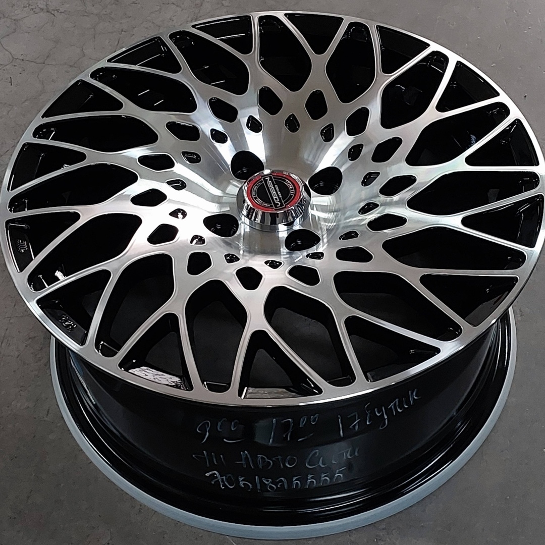 Vossen R16 NEW BLACK POLISH ТЦ АВТО СИТИ 17-БУТИК АЛМАТЫ 7x16/4x100 D67.1 ET35 4 диска черный, серебристый