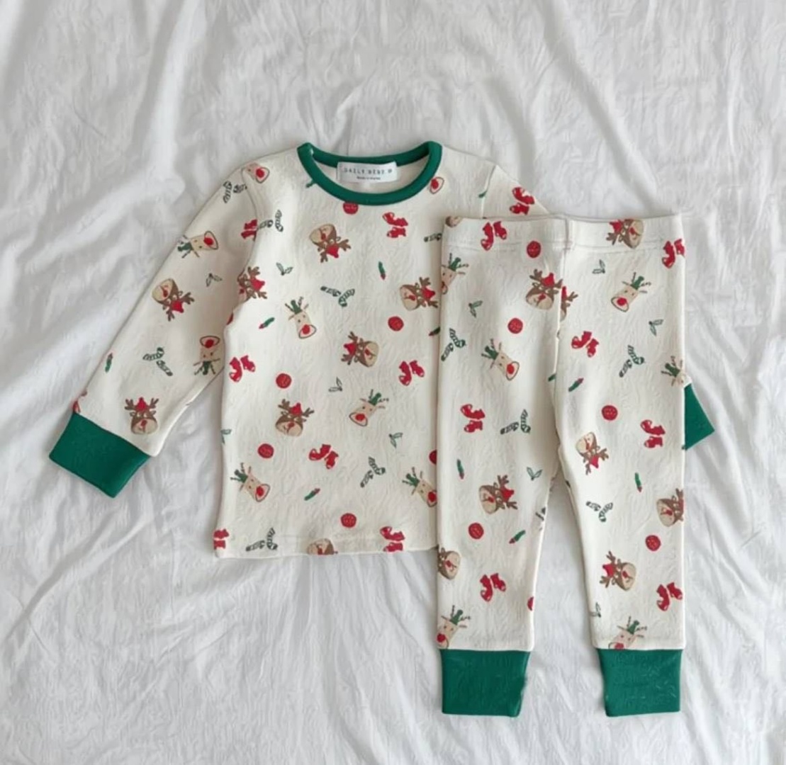 Пижама Alwear белый, зеленый