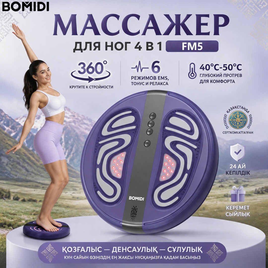 Массажер Bomidi FM5 коврик разогревающий, электроимпульсный