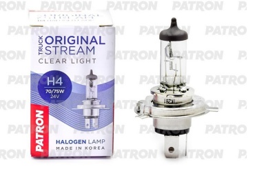 PATRON PLH4-75/70 галогенная H4, 1 шт