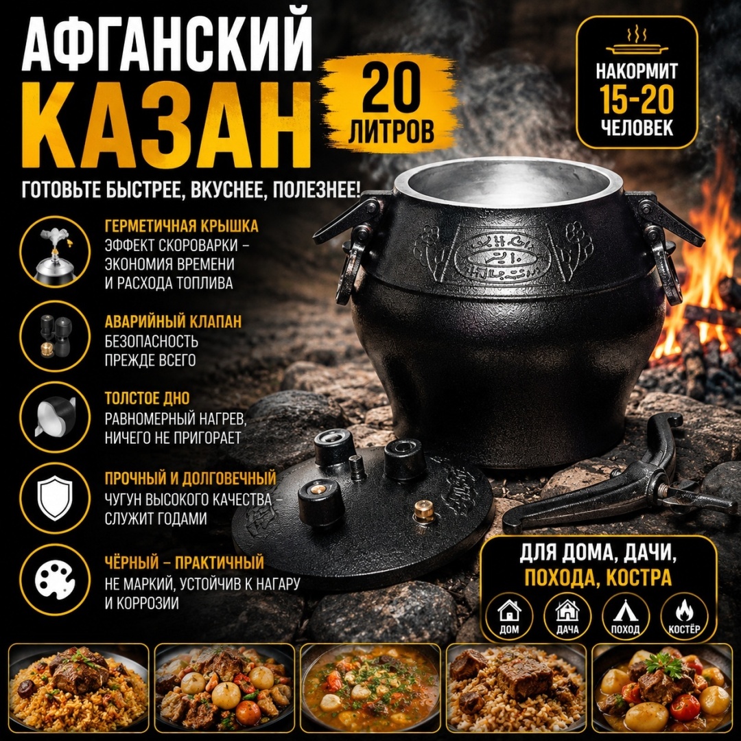 Казан Rashko Baba 20 л, алюминий