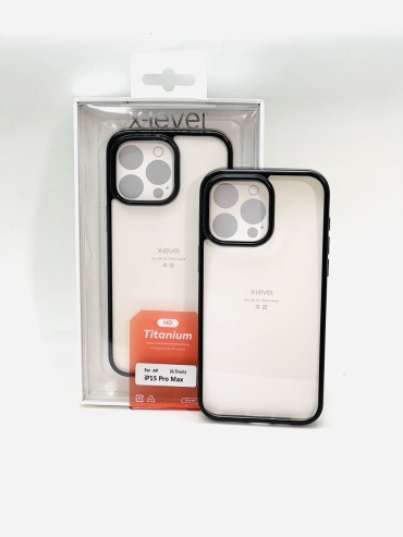 Чехол X-LEVEL для Apple iPhone 15 Pro Max прозрачный