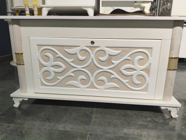 Комод 1mebel 447817421, 105x50x65 см, белый
