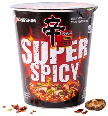 NONGSHIM лапша Shin Red Super Spicy Cup 68 г