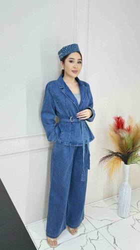 Костюм повседневный Swan fashion синий