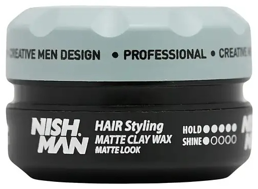 NISHMAN Matte Clay M10 глина сильная фиксация 150 мл