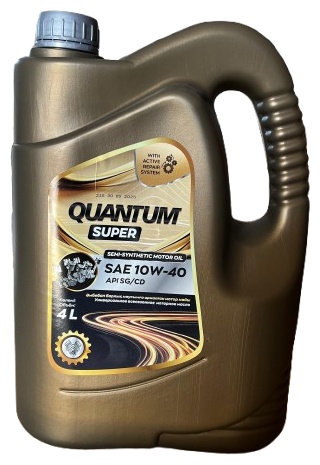 Полусинтетическое Quantum Super 10W-40 4 л