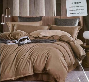 Комплект RITA HOME Однотонные комплекты 2-спальный сатин, 2 наволочки: 50x70 см