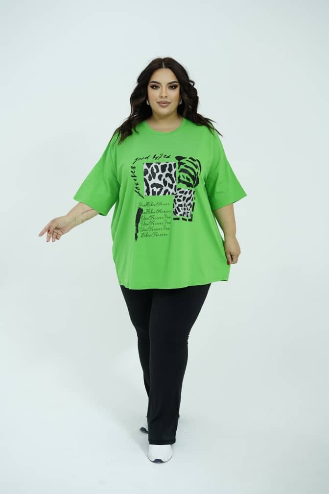 Туника FARIDA MODA зеленый