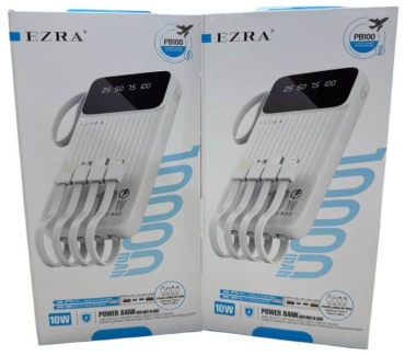 Внешний аккумулятор EZRA EZRA PB100 10000 мАч 10 Вт белый