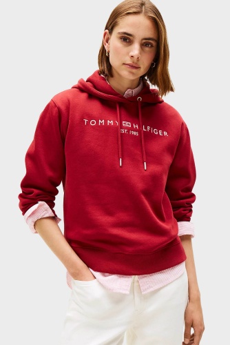 Худи Tommy Hilfiger красный
