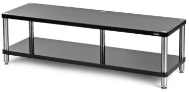ТВ-тумба напольная HW-2L, 128x38.6x41 см, черный