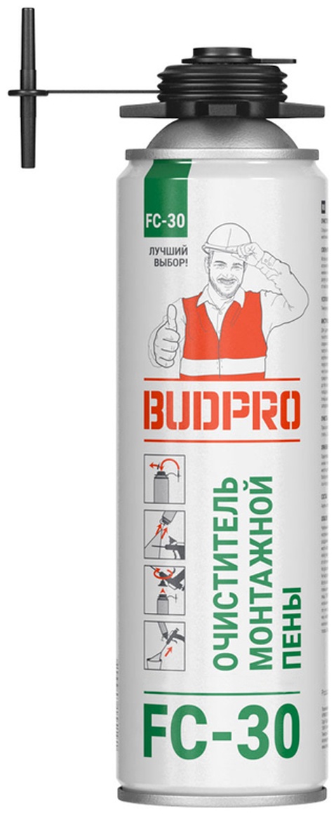 Очиститель монтажной пены BUDPRO FС-30, 440 мл