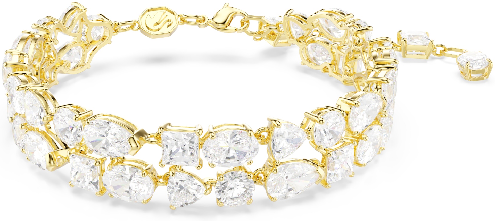Swarovski длина 18 см ювелирный сплав, кристаллы Swarovski