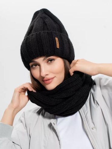 Шапка-бини Umwear размер 58, черный
