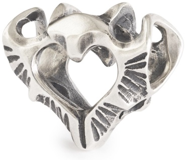 Шарм Trollbeads TAGBE-10290 вес 1.3 г серебро, без вставок