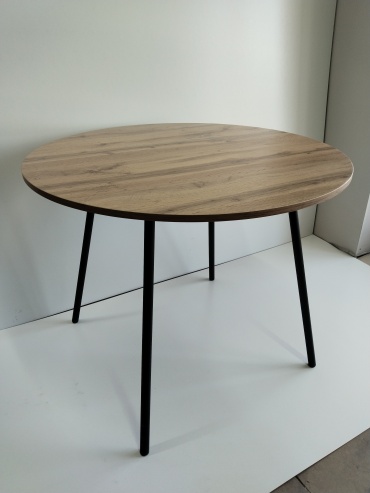 Обеденный стол 1Marka 019625225, 90х90x75 см, ЛДСП, коричневый